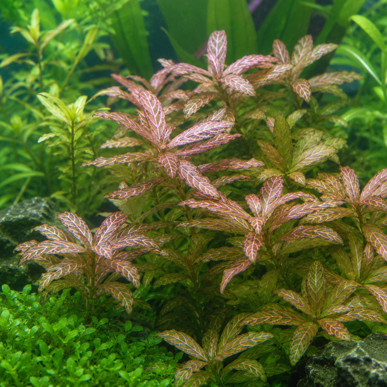 Hygrophila Rosanervig: The Pink-Veined Stem Plant That Stops People in Their Tracks